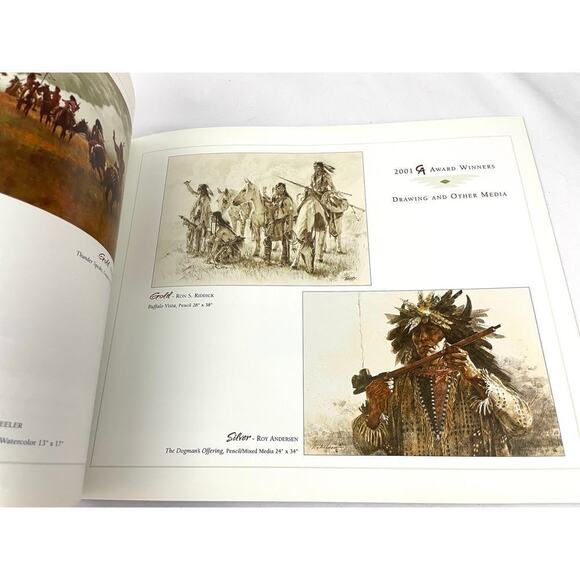 Cowboy Artists of America Paperback 37th Phoenix Art Museum 2002 First Edition - Picture 12 of 13